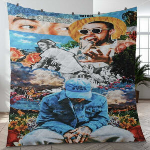 Mac Miller Wpap Pop Art Thank You For The Memories Ver3 Christmas Gift Lover Blanket