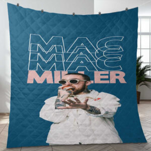 Mac Miller Wpap Pop Art Thank You For The Memories Ver5 Christmas Gift Lover Blanket