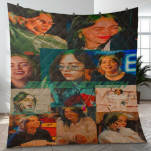 Billie Eilish Thank You For The Memories Christmas Gift Lover Blanket