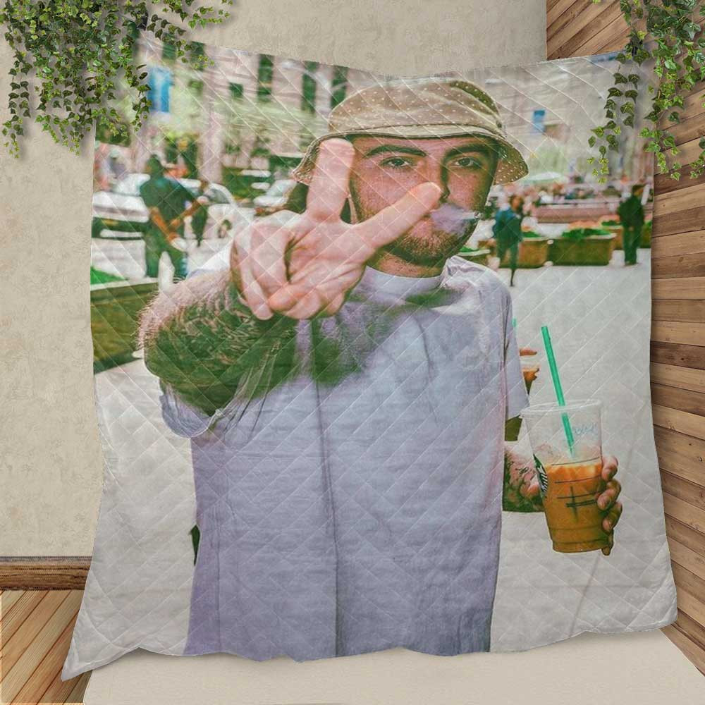 Mac Miller Wpap Say Hi Thank You For The Memories Ver8 Christmas Gift Lover Blanket Mac Miller Wpap Say Hi Thank You For The Memories Ver8 Christmas Gift Lover Blanket