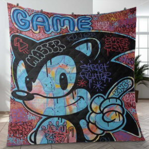 Cool Sonic Games Hip Hop Never Die Christmas Gift Lover Blanket