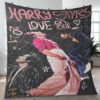 Harry Styles Fine Line Thank You For The Memories 2021 Christmas Gifts Lover Blanket