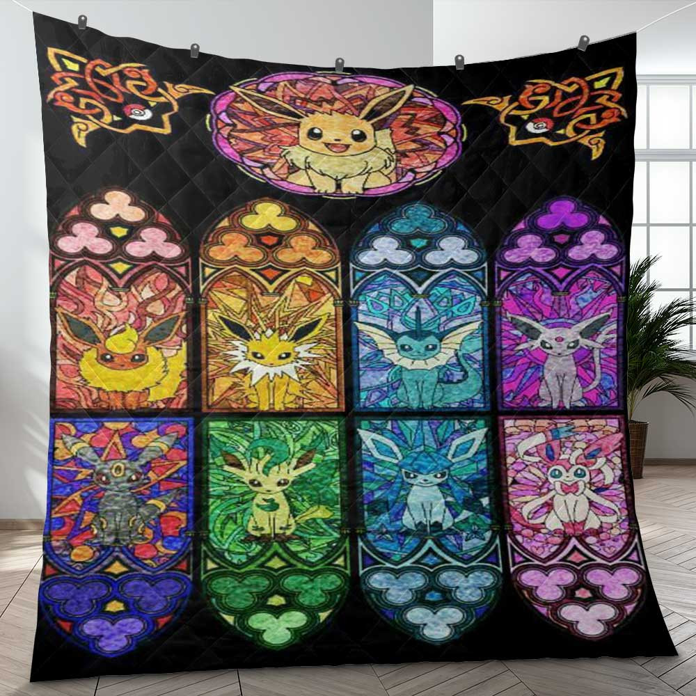 Pokemon Go Eevee Evolution Games Ver5 Christmas Gifts Lover Blanket Pokemon Go Eevee Evolution Games Ver5 Christmas Gifts Lover Blanket