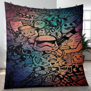 Star Wars Adventure Time Movies Cartoon Art Hip Hop Christmas Gifts Lover Blanket