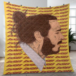 Post Malone Rapper Thank You For The Memories Christmas Gifts Lover Blanket