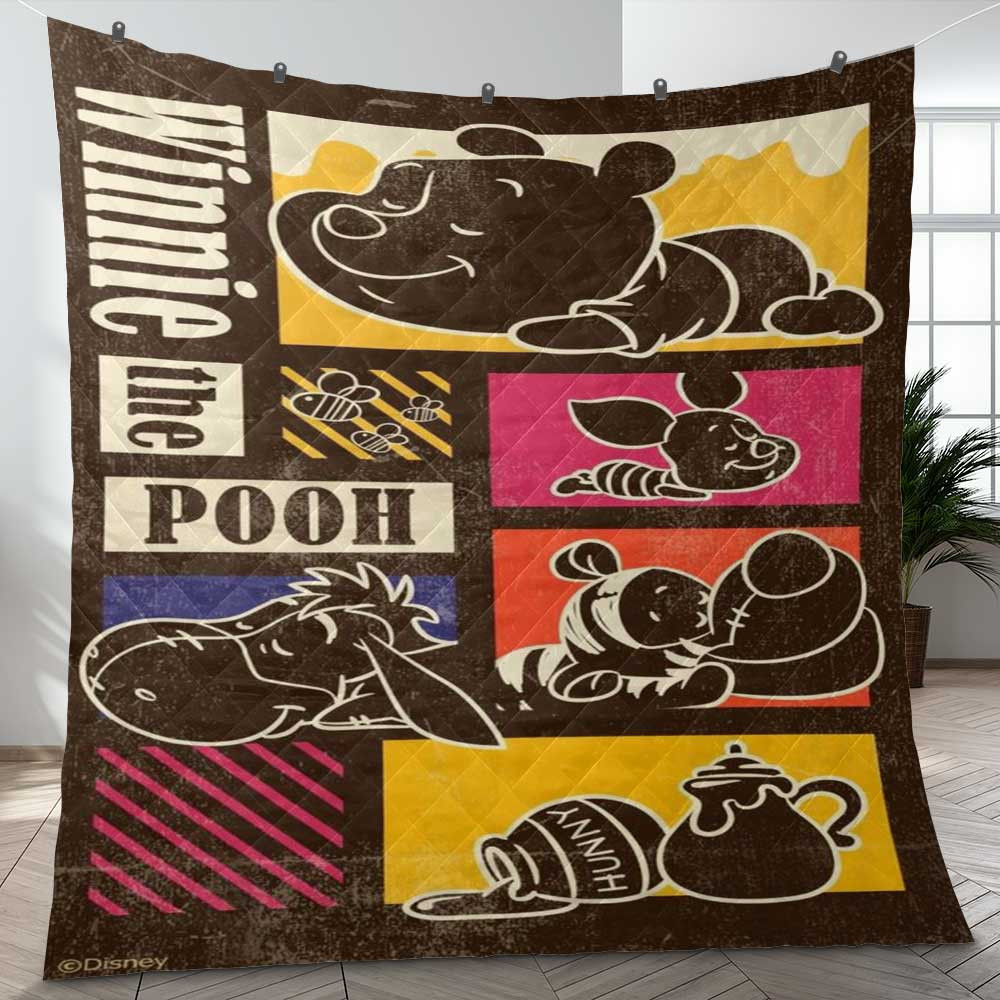 Winne The Pooh Cartoon Comics Christmas Gifts Lover Blanket Winne The Pooh Cartoon Comics Christmas Gifts Lover Blanket