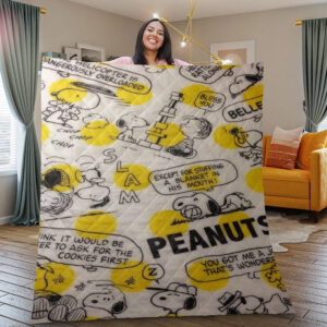 Peanuts Snoopy And Charlie Brown Best Loved Christmas Gifts Lover Blanket