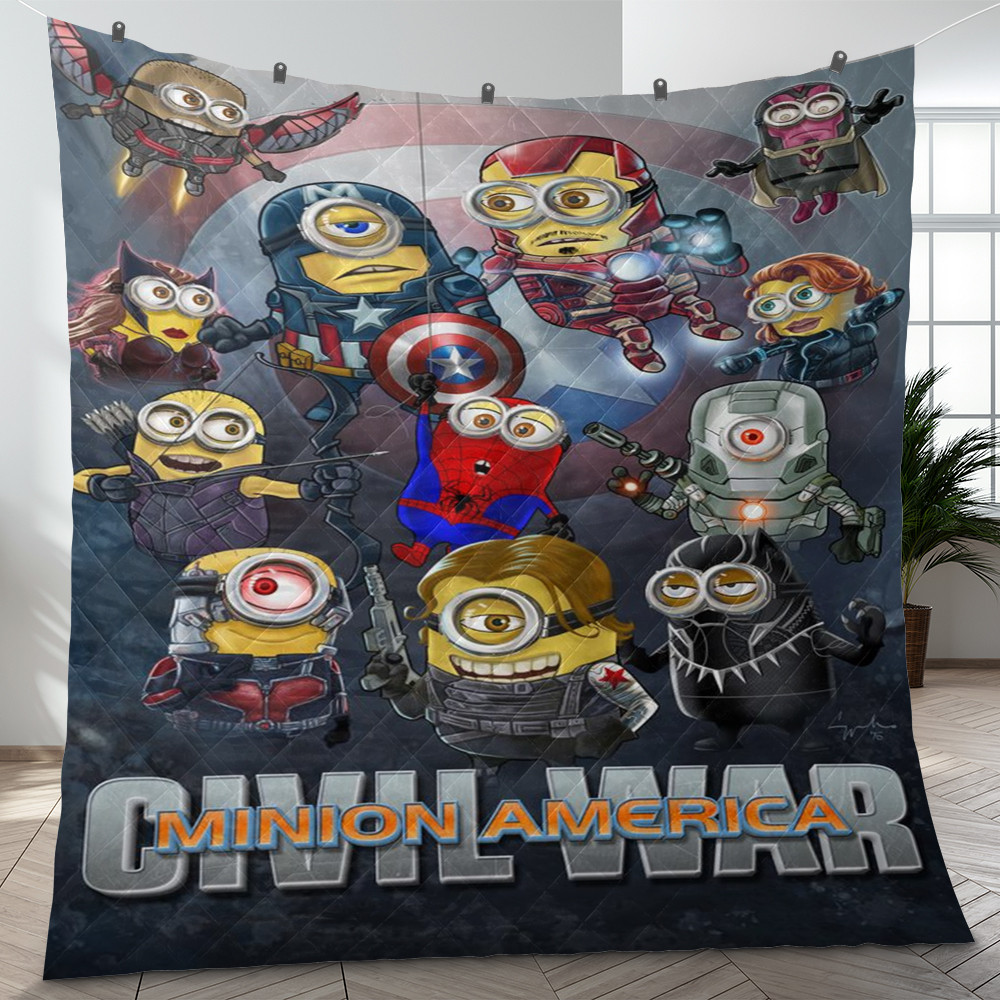 Minions America Civil War Captain America Fan Gift Minions America Civil War Captain America Fan Gift