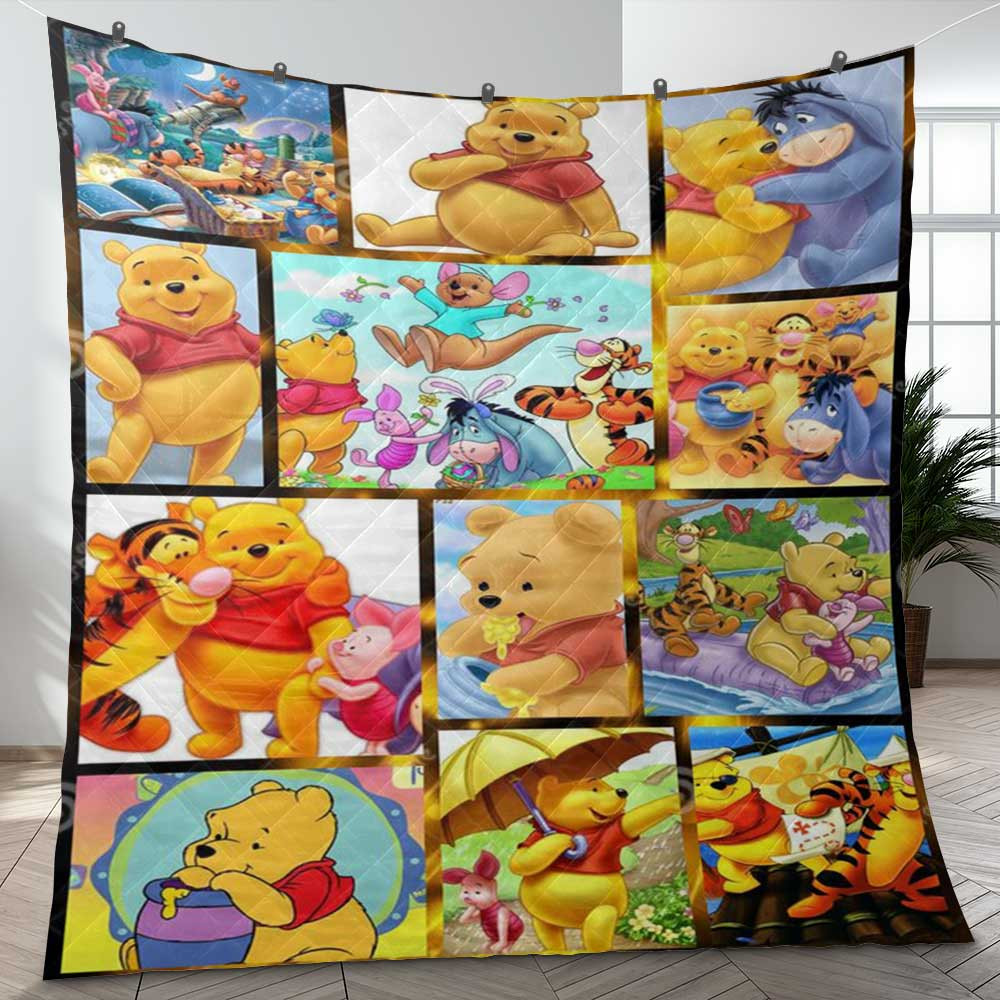 Funny Winnie-the-Pooh Disney Christmas Gifts Lover Blanket Funny Winnie-the-Pooh Disney Christmas Gifts Lover Blanket