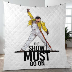 Freddie Mercury The Show Must Go On Queen Rock Band Christmas Gifts Lover Blanket
