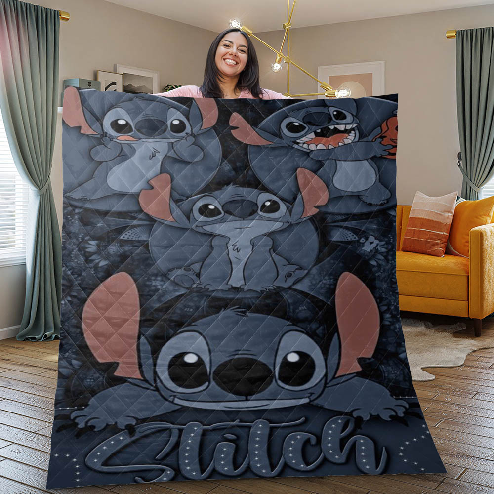 Lilo And Stitch Cute Lover Blanket Lilo And Stitch Cute Lover Blanket