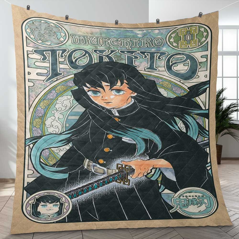 Tokitou Muichirou Kimetsu no Yaiba Anime A123 Gifts Lover Blanket Tokitou Muichirou Kimetsu no Yaiba Anime A123 Gifts Lover Blanket