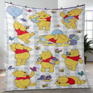 Full Lovely Winnie-the-Pooh Cartoon Disney Gifts Lover Blanket