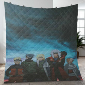 Uzumaki Naruto And Friend Anime Narutos Gifts Lover Blanket