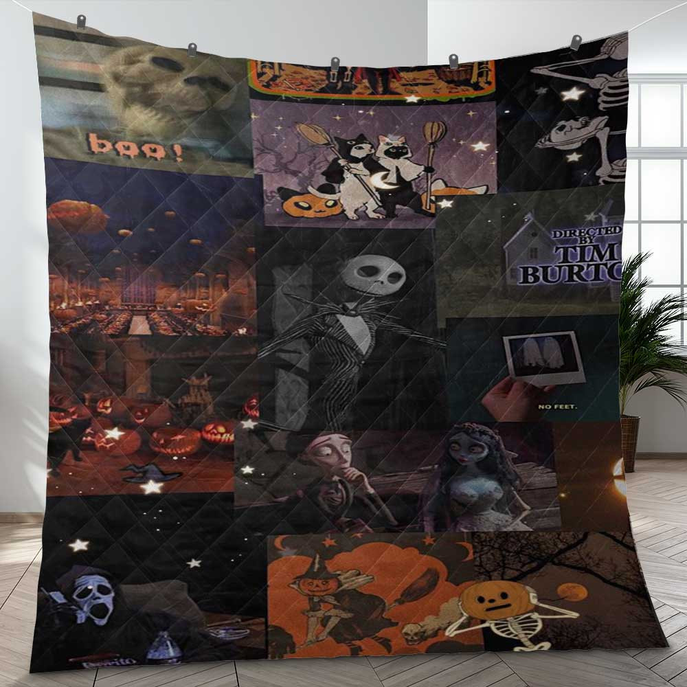 Halloween Tim Burton And Jack The Nightmare Before Christmas Gift Lover Blanket Halloween Tim Burton And Jack The Nightmare Before Christmas Gift Lover Blanket