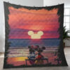 Happy Valentine’s Day Sweet Love Of Mickey Couple Cartoon Disney Ver2 Gift Lover Blanket