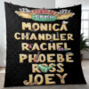 All Characters Friends Central Perk TV Show Trendy Art Ver3 Gift Lover Blanket