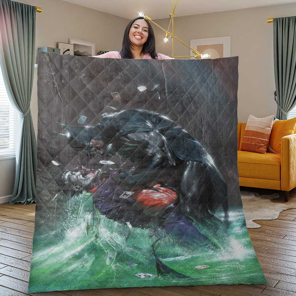 Joker And Batman Blanket Joker And Batman Blanket