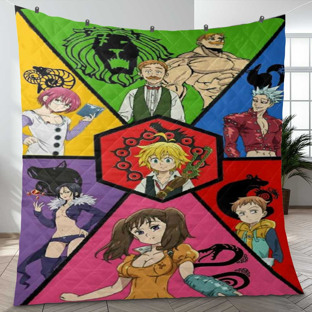 Nanatsu no Taizai Manga Gift Fan Blanket Nanatsu no Taizai Manga Gift Fan Blanket