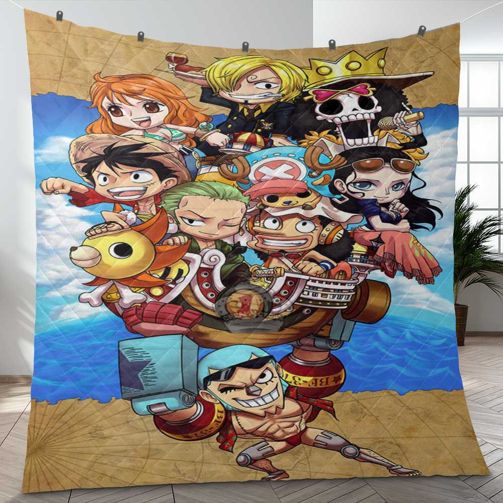 One Piece Anime All Characters Chibi Ver1 Gift Lover Blanket One Piece Anime All Characters Chibi Ver1 Gift Lover Blanket