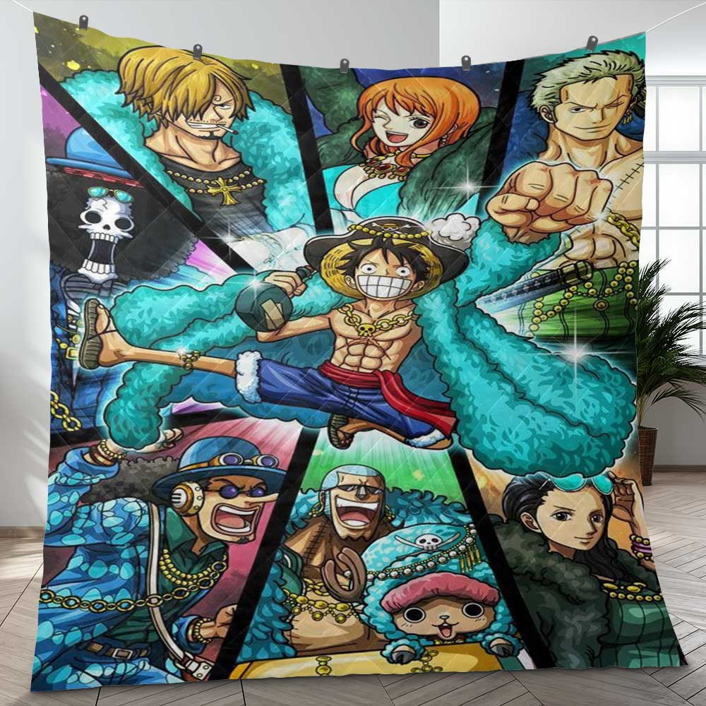 One Piece Anime All Characters Ver3 Gift Lover Blanket One Piece Anime All Characters Ver3 Gift Lover Blanket