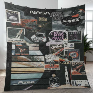 Nasa Houston Space Galaxy We Have A Present Ver5 Gifts Lover Blanket