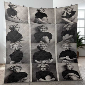 So Beautiful Marilyn Monroe Model And Singer Ver6 Gift Lover Blanket
