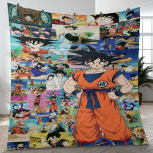 Son Goku Dragon Ball Manga Ver5 Gift Lover Blanket