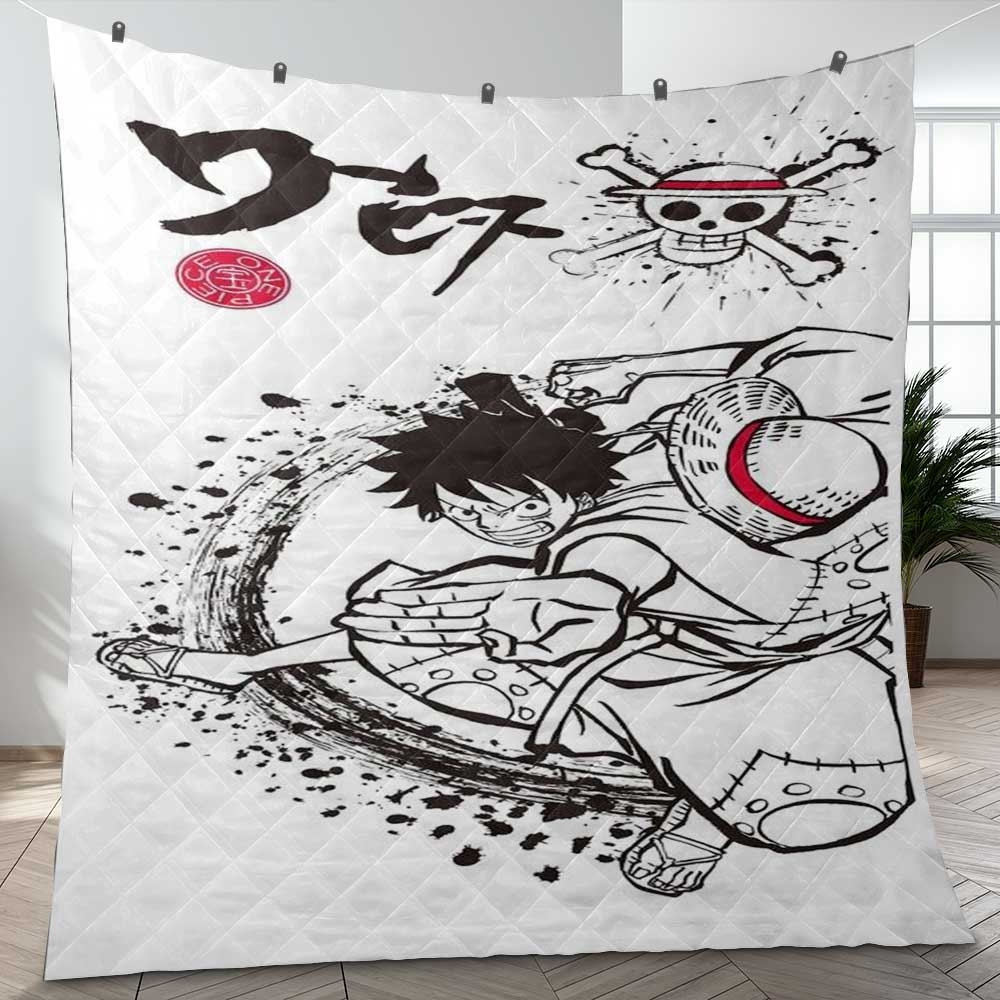 Cute Monkey D.Luffy One Piece Anime Ver2 Gifts Lover Blanket Cute Monkey D.Luffy One Piece Anime Ver2 Gifts Lover Blanket