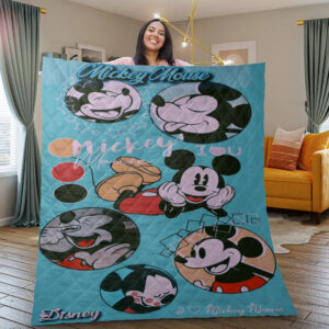 Mickey Mouse Disney Cartoon Gifts Lover Blanket
