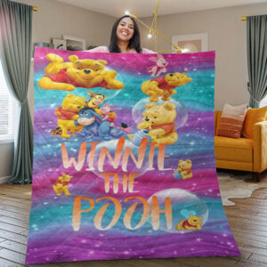 Winnie The Pooh Disney Cartoon Gifts Lover Blanket