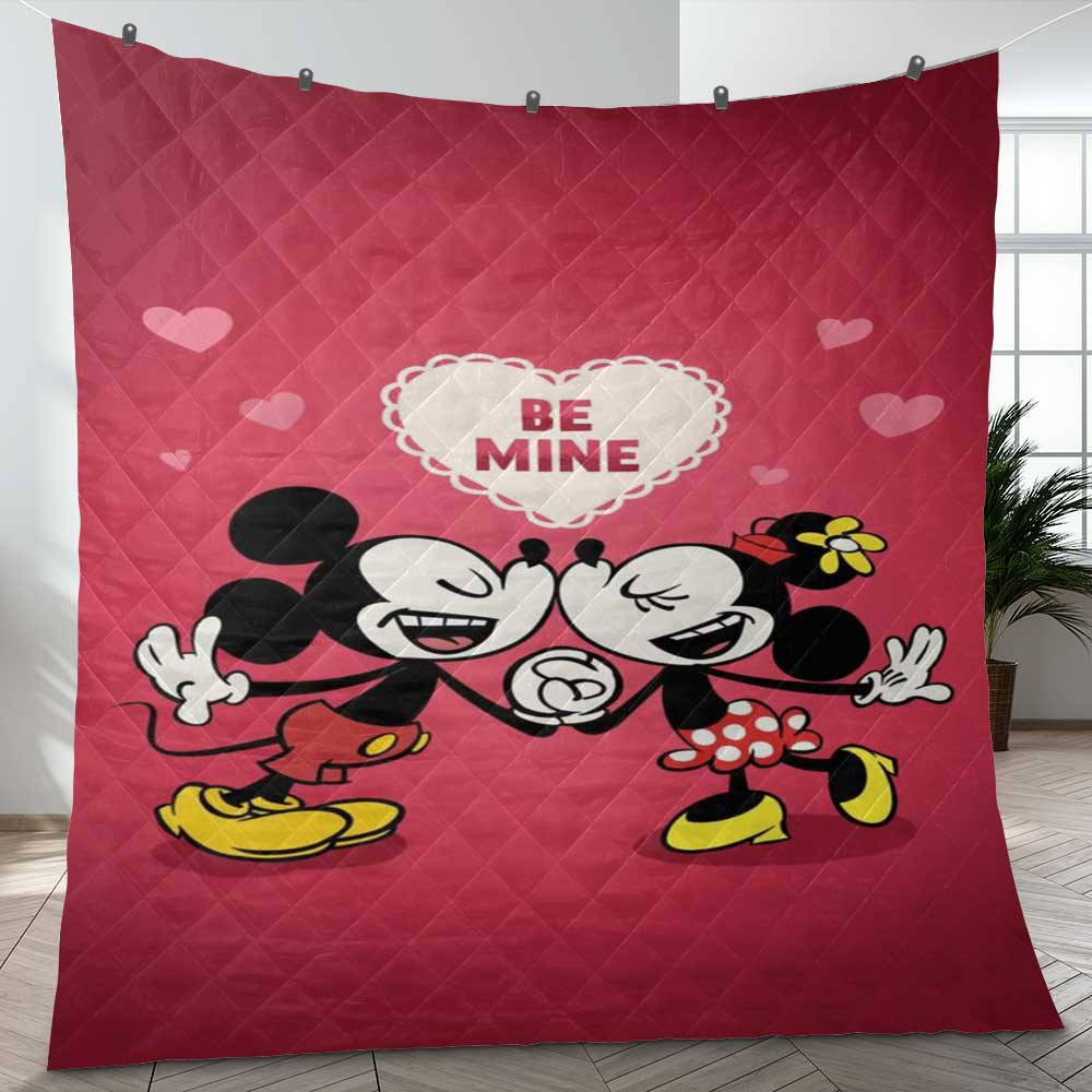 Happy Valentine’s Day Sweet Love Of Mickey Couple Cartoon Disney Ver5 Gift Lover Blanket Happy Valentine’s Day Sweet Love Of Mickey Couple Cartoon Disney Ver5 Gift Lover Blanket