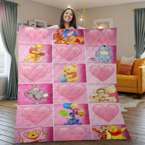 Winnie The Pooh And Friends Disney Cartoon Gifts Lover Blanket