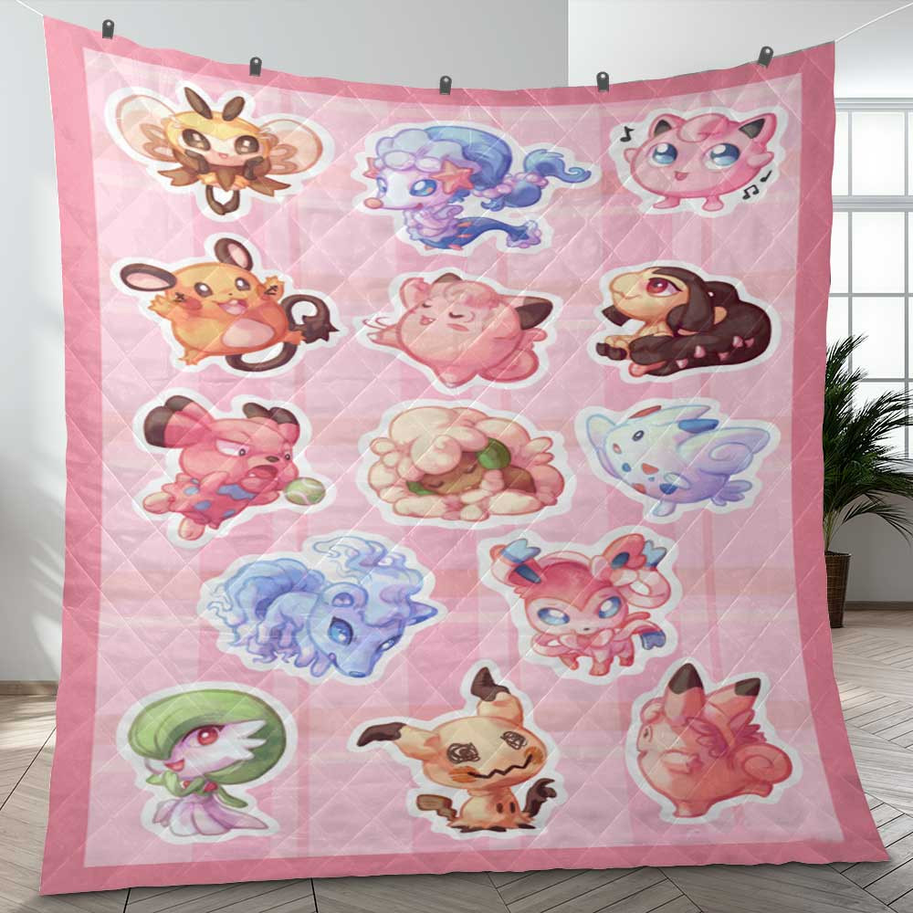 Fairy Type Pokemon 29 Gift Lover Blanket Fairy Type Pokemon 29 Gift Lover Blanket