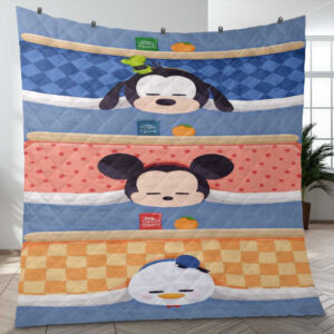 Mickey And Friends Cartoon Disney Good Night Ver6 Gift Lover Blanket