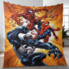 Spider Man And Venom Maxinum War Movie Marvel Comics Gift Lover Blanket