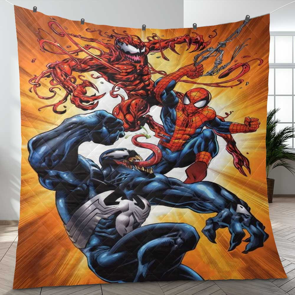 Spider Man And Venom Maxinum War Movie Marvel Comics Gift Lover Blanket Spider Man And Venom Maxinum War Movie Marvel Comics Gift Lover Blanket