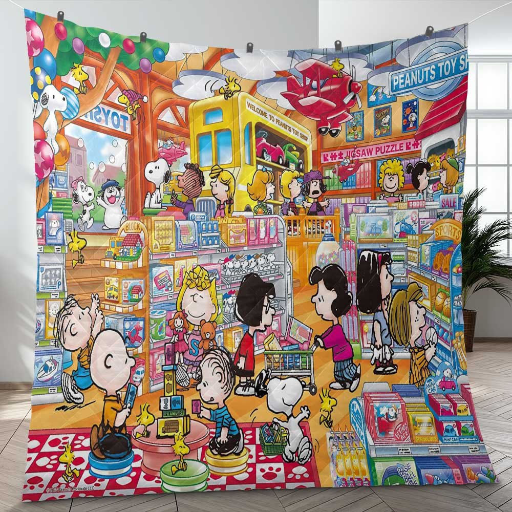 Snoopy Charlie Brown Peanuts ToyShop The Peanuts Cartoon Gift Lover Blanket Snoopy Charlie Brown Peanuts ToyShop The Peanuts Cartoon Gift Lover Blanket