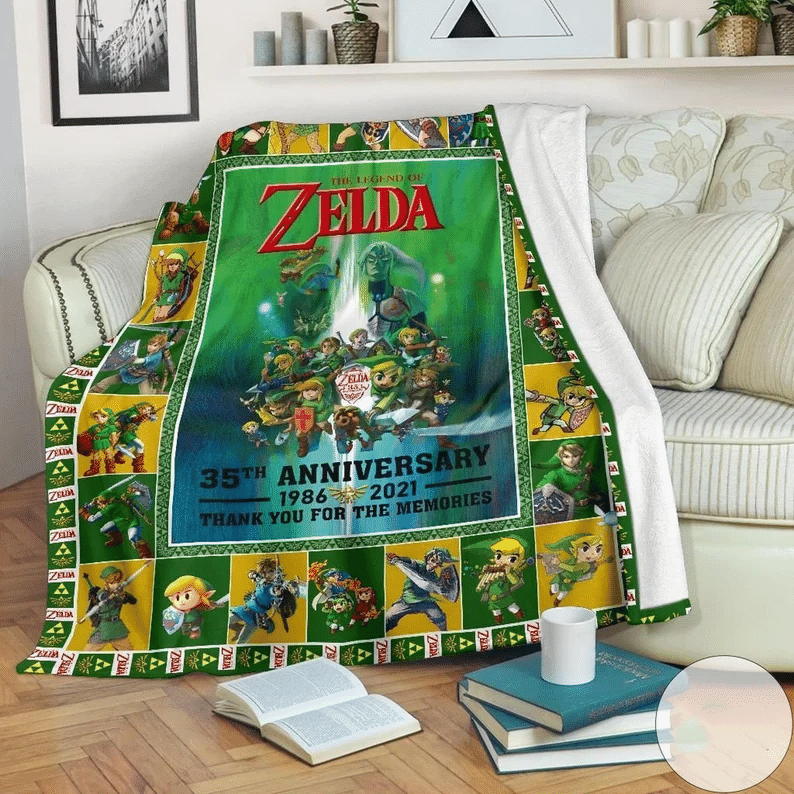 The Legends Of Zelda 35th Anniversary Thank You For The Memories 184 Gift Lover Blanket The Legends Of Zelda 35th Anniversary Thank You For The Memories 184 Gift Lover Blanket