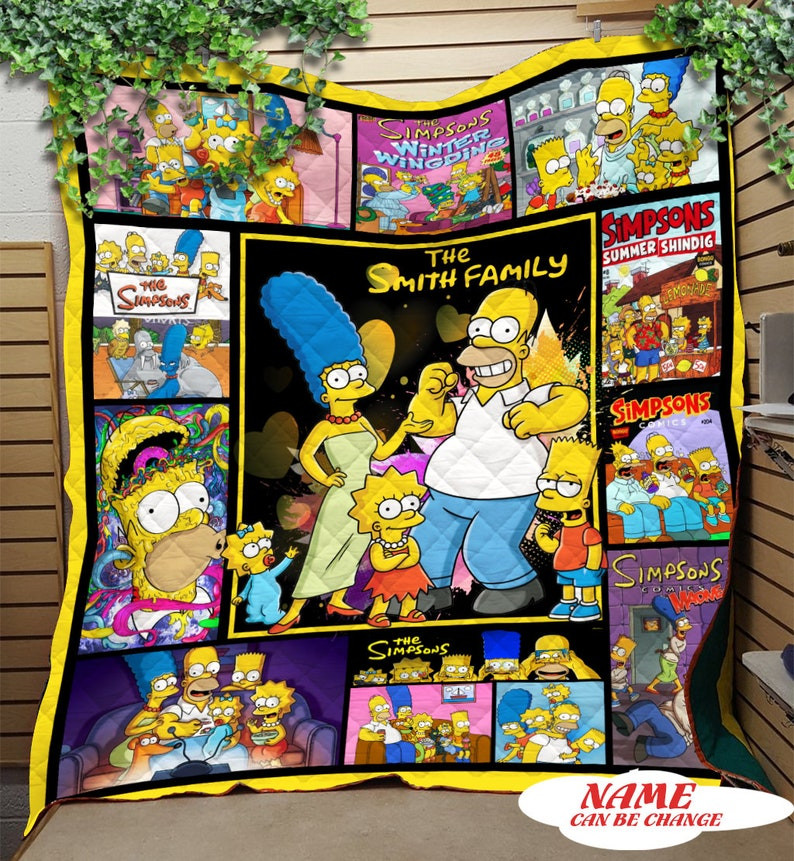 Personalized The Simpsons Family Cartoon 188 Gift Lover Blanket Personalized The Simpsons Family Cartoon 188 Gift Lover Blanket