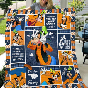 Funny Goofy Mickey Mouse Disney Cartoon 189 Gift Lover Blanket