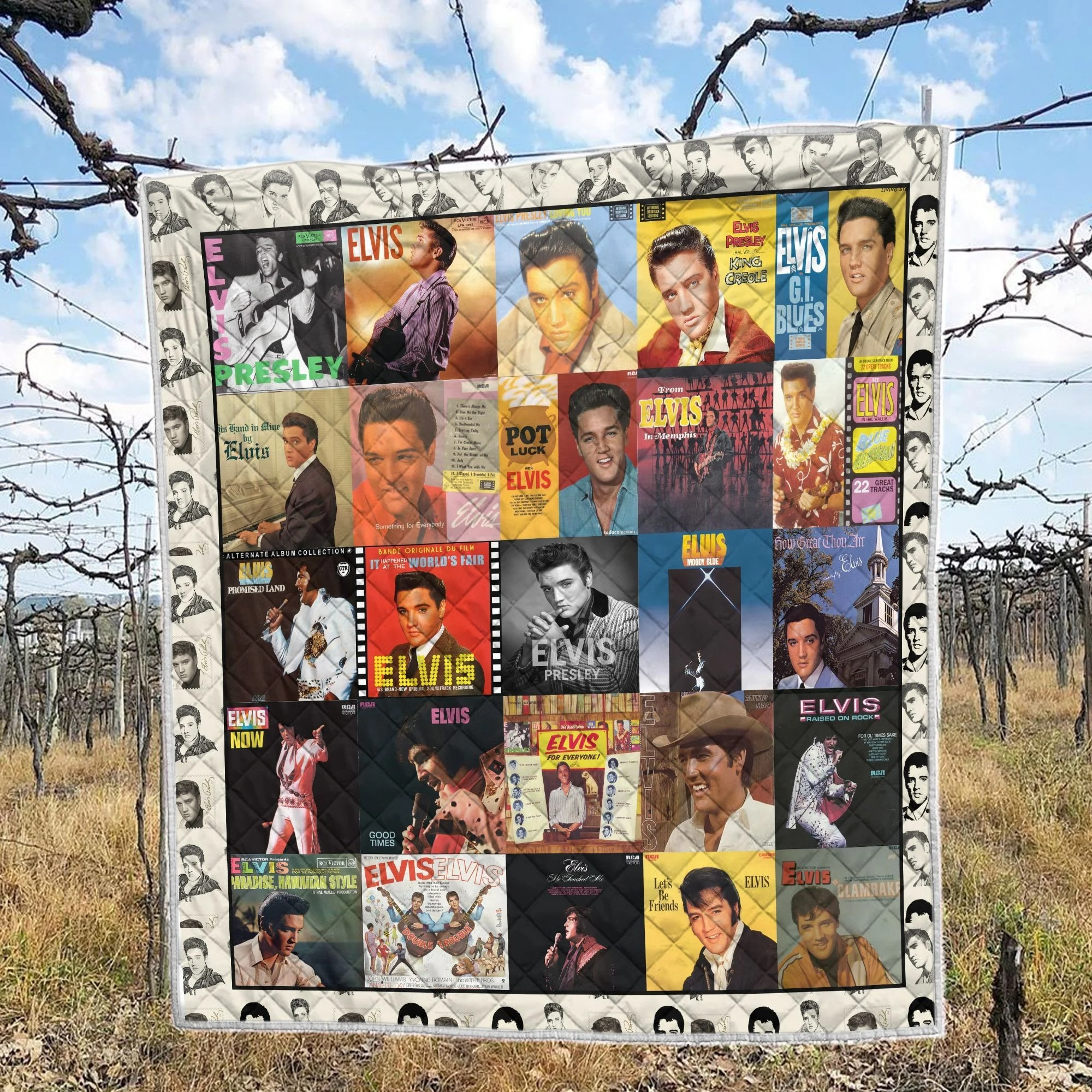 Elvis Presley Famous Single Blanket Elvis Presley Famous Single Blanket