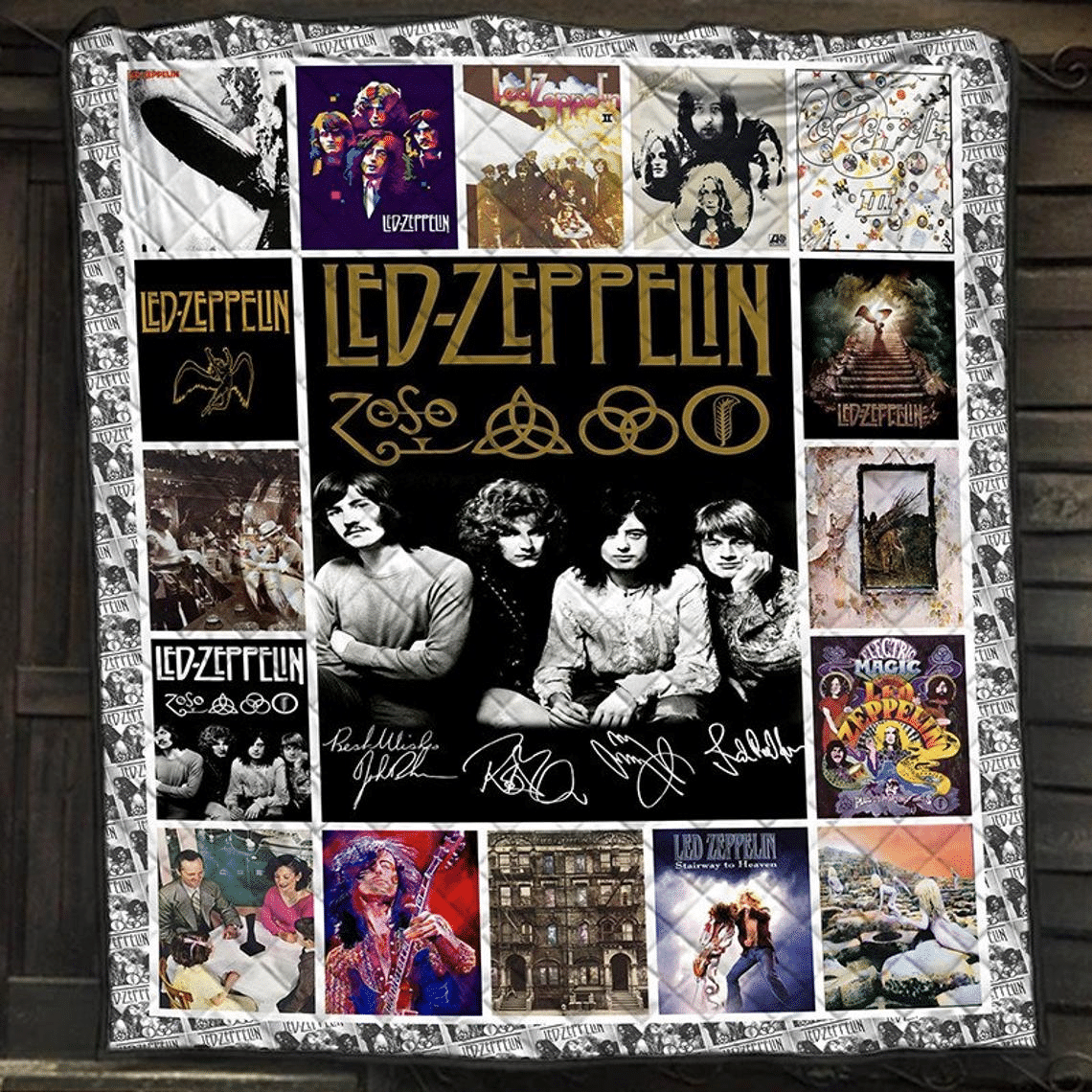 Led Zeppelin Rock Band Blanket Led Zeppelin Rock Band Blanket