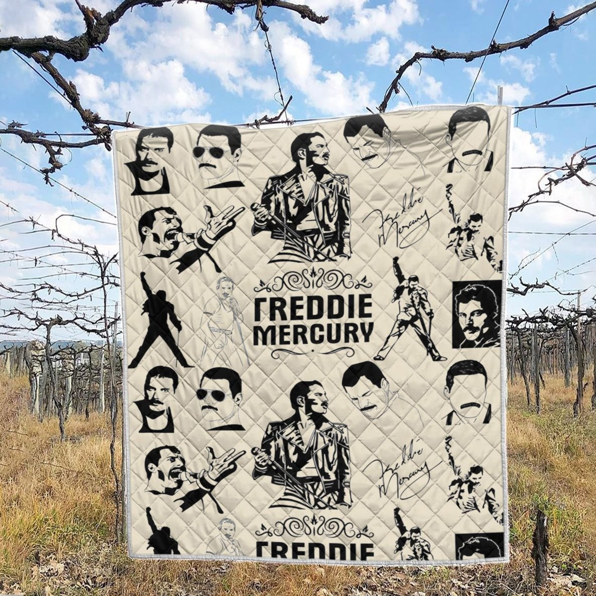 Freddie Mercury Queen Rock Band Blanket Freddie Mercury Queen Rock Band Blanket