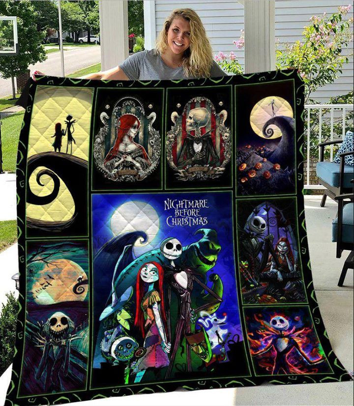 Jack Skellington And Sally The Nightmare Before Christmas Blanket 2 Jack Skellington And Sally The Nightmare Before Christmas Blanket 2