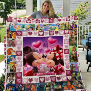 Couple Love Disney Mickey Mouse Cartoon 980 Gift Lover Blanket
