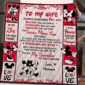You Are Braver Than You Believe Mickey Mouse Cartoon Disney 1k66 Gift Lover Blanket