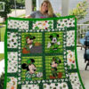 Saint Patrick Day Mickey Mouse Cartoon Disney 1k67 Gift Lover Blanket