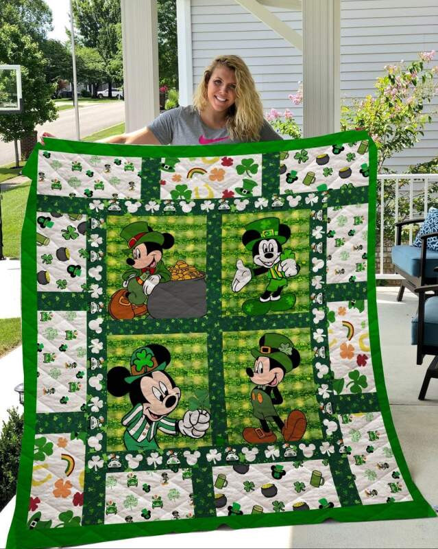Saint Patrick Day Mickey Mouse Cartoon Disney 1k67 Gift Lover Blanket Saint Patrick Day Mickey Mouse Cartoon Disney 1k67 Gift Lover Blanket