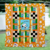 Snoopy Charlie Brown The Peanuts Cartoon Baseball 1k82 Gift Lover Blanket